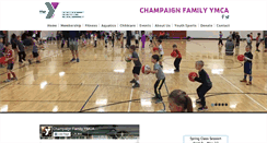 Desktop Screenshot of champaignfamilyymca.org